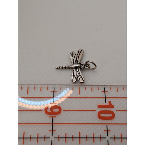 James Avery Dragonfly Sterling Silver Charm Pendant Box & Dust Bag Included - Picture 4 of 4